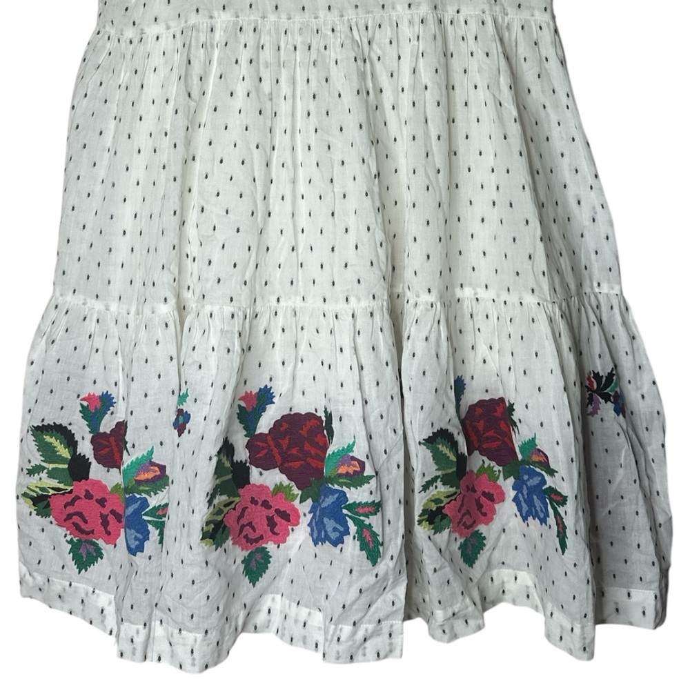 Hatch Maternity Floral Embroidered White Dress Size 1 (2-4) - Picture 10 of 13